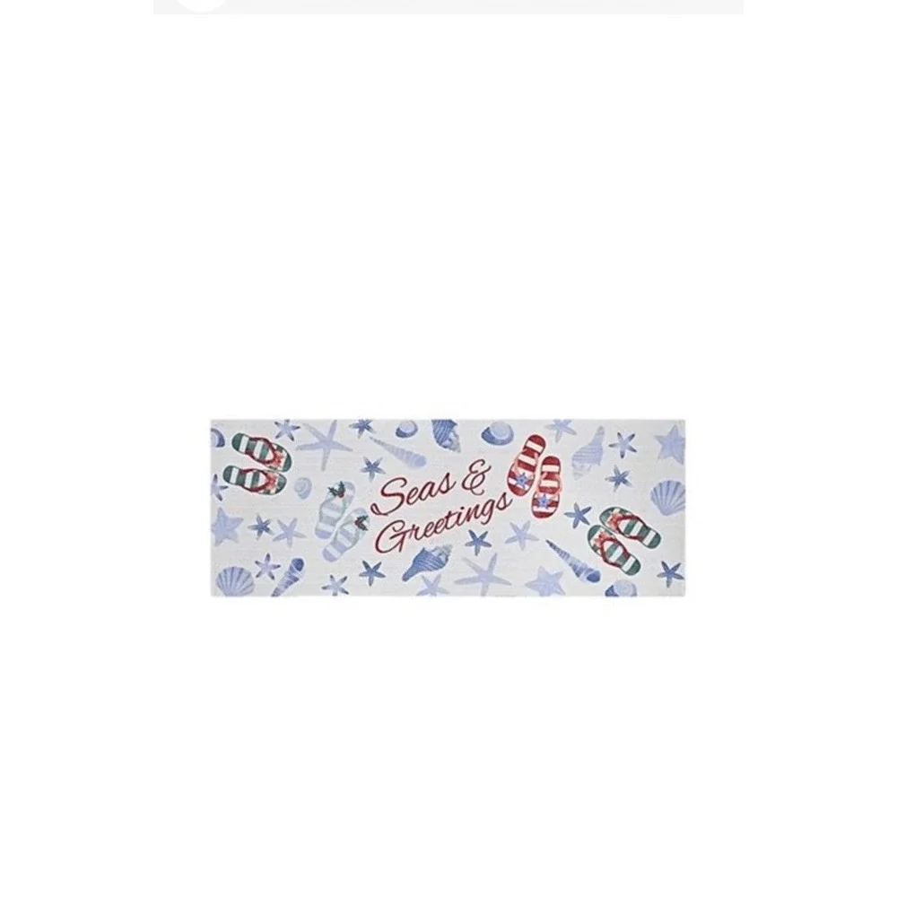 St Nicholas Square Ocean Beach Theme Holiday Table Runner 